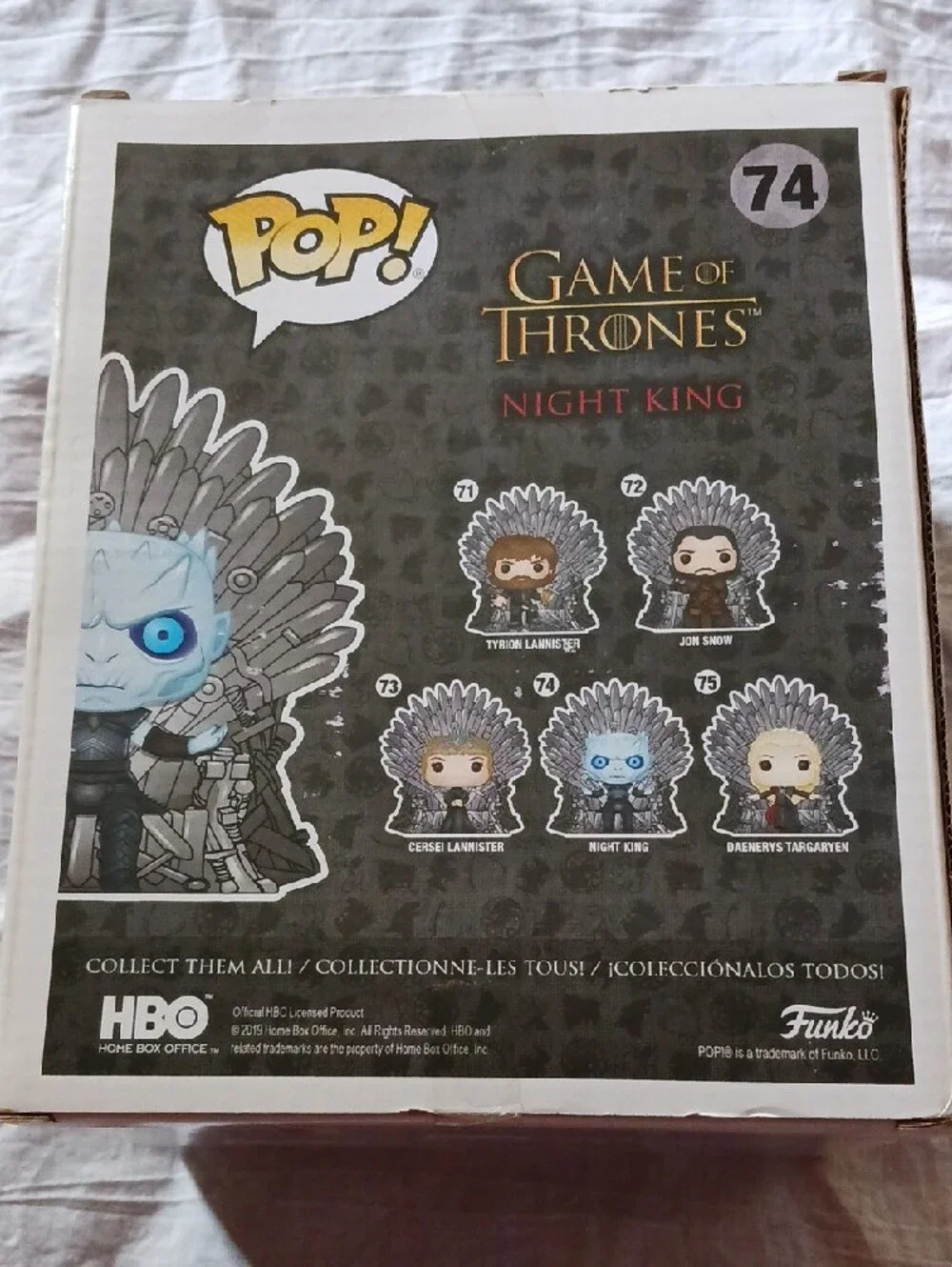 Funko Blue & White Night King Pop! Vinyl Figure - Game of Thrones #74